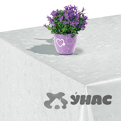 Клеенка 140*20 ДЕКОРАМА 545А (шелкогр,роза,бел)