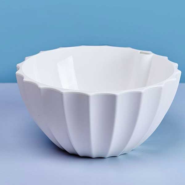 Кашпо "Ракушка" 3,4 л Белый Пласт Авеню х8 