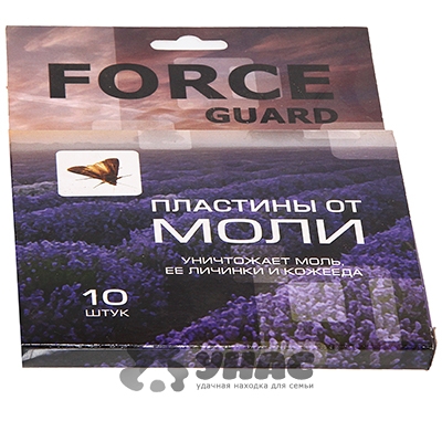 Антимоль пластины FORCE 10 шт