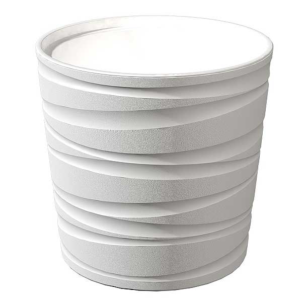 Кашпо Модерн Мини 8л Белый с вклад КШ-9543 (8) 