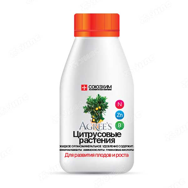 Удобрение жидкое 0,25л. (цитрусовые) Agrees х20 