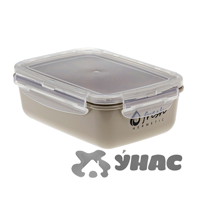 Контейнер ФРЕШ герметичный 0,8л.капучино М1422 х15