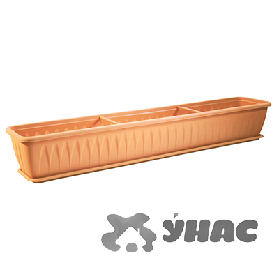 Балконный ящик АЛИЦИЯ 1000мм с поддонБ.Г М3218(10)