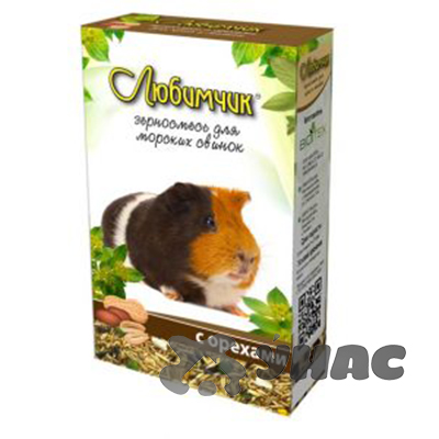 Любимчик Корм (зерносмесь) для морских свинок 400 г с орехами Энергия и бодрость 0054 x14