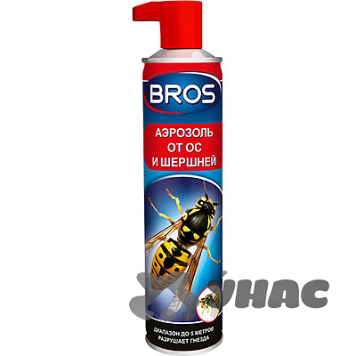 Аэрозоль от ос и шершней 300мл BROS х12