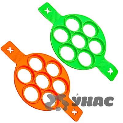 Форма для выпечки силикон 7 оладий d-23 см NA1875