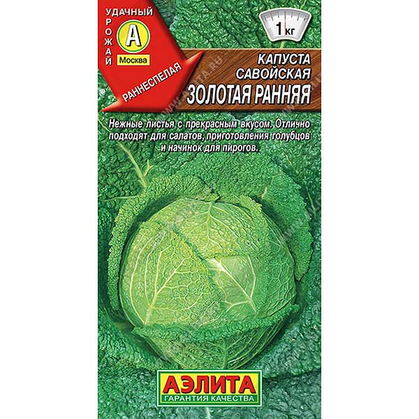 Капуста савойская Золотая ранняя Аэлита Ц
