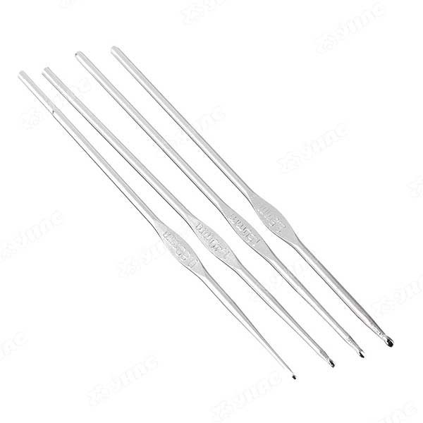 Крючки вязальные набор 4шт. сталь блист. 308-123 HC-023 