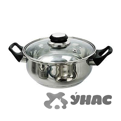 Кастрюля 2,1 л стеклянная крышка. Стрейтон 822-118