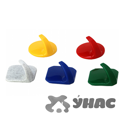 Крючок самоклеящийся МОЗАИКА (10 штук)(24) М2232 