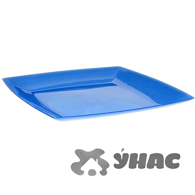 Тарелка 235*235 квадр. МилихПластик 02021 (40)