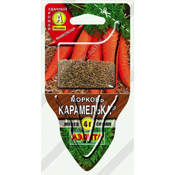 Морковь Карамелька Аэлита "Сеялка плюс"