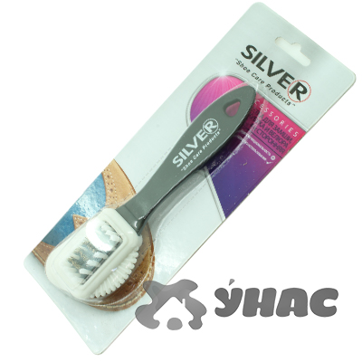 СИЛЬВЕР AB2016-00/AB2006-00/AB3006-00 (AB1006-Y)  Щетка для нубука и замши - 4 сторонняя  х48