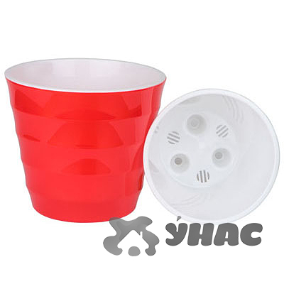 Горшок "Лаура" 2,3л Красный ЛР17-16 Ливингрин(12) 