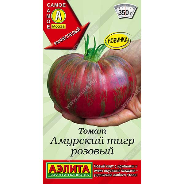 Семена Томат Амурский тигр розовый Аэлита