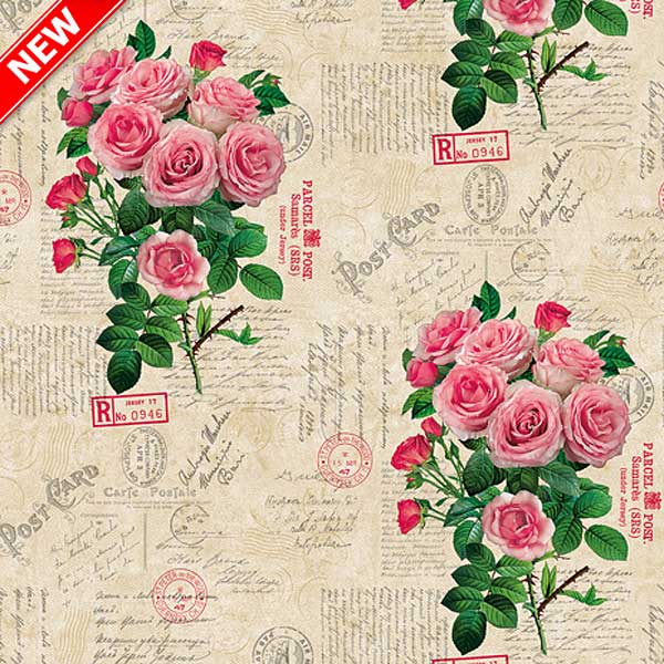 Клеенка 140*20 ДЕКОРАМА 198А (букет розы, роз.) ТУРЦИЯ
