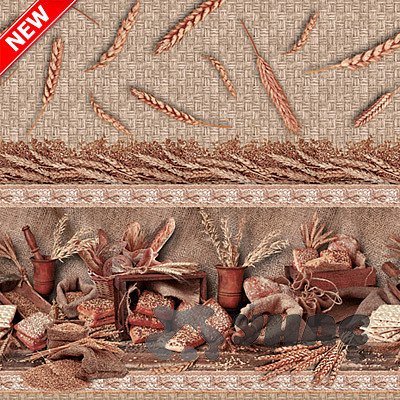 Клеенка 140*20 ДЕКОРАМА 110А (пшеница) ТУРЦИЯ