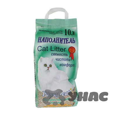 Наполнитель Pussy-cat океанический 10л