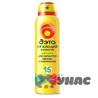 Аэрозоль от комаров, клещей ДЭТА 150мл (24)