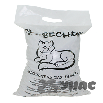 Наполнитель древесный для кошек 2,5 кг (5 л)