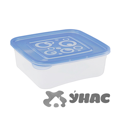 Емкость для СВЧ 0,4л (квадрат) БШ1623 (28)