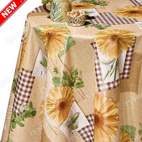 Клеенка 140*20 ДЕКОРАМА 87А (герберы желт.) ТУРЦИЯ