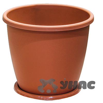 Горшок АФИНА 2,2л КОР с поддоном БШ6522 (22) 