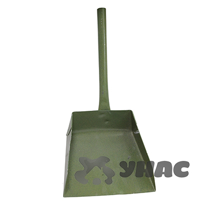 Совок хозяйственный с короткой металлической ручкой