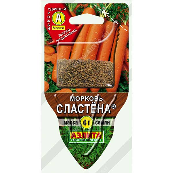 Морковь Сластена Аэлита Ц "Сеялка плюс"