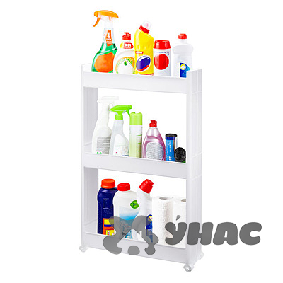 Стойка на колесах 3 секц. белый М2724 х6