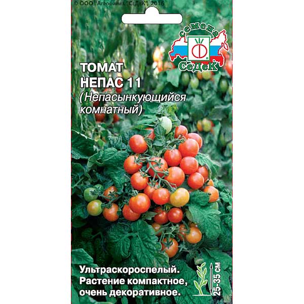 Семена Томат Непас 11 Непасынкующийся комнатный Седек