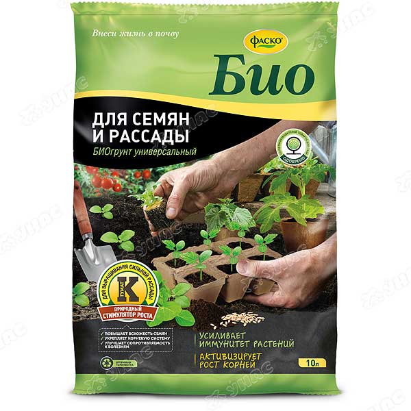 Грунт для семян и рассады 10 л. БИО ФАСКО 