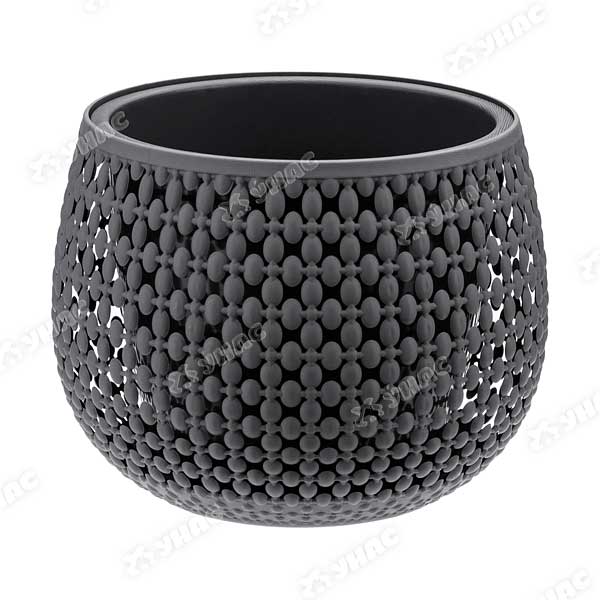Кашпо ПИРУЛА D175 1,5л со вст. графит  М3100 х5 