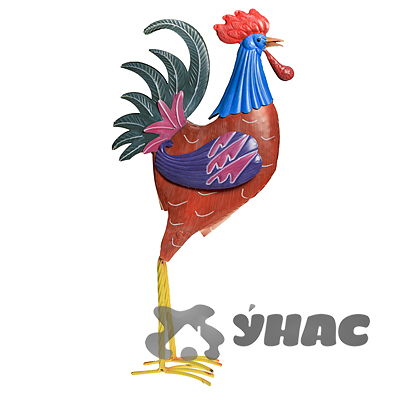 Фигурка садовая метал Петух 63*30см HY353(5)