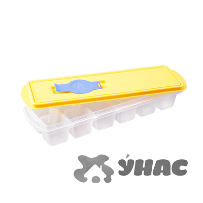 Форма для льда КУБИКИ с крышкой и клапаном М1251(20)