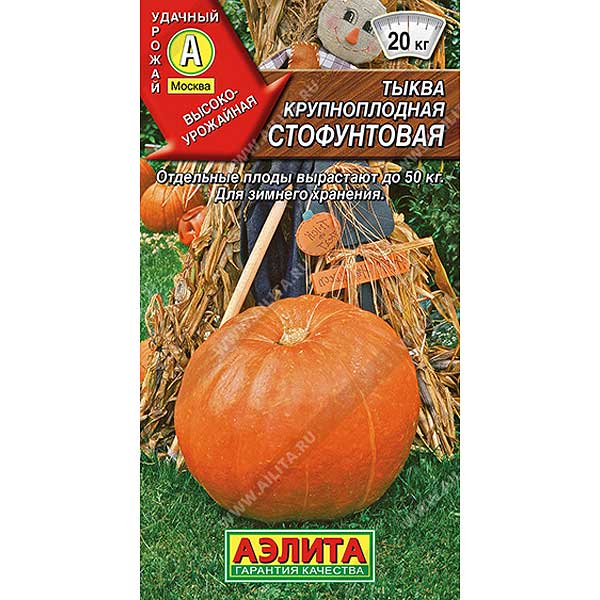 Тыква Стофунтовая Аэлита Ц
