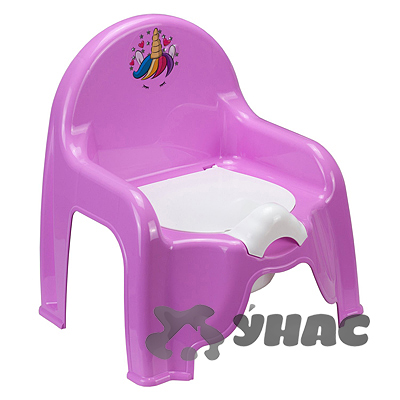Горшок детский стульчик М2596 Единорог 