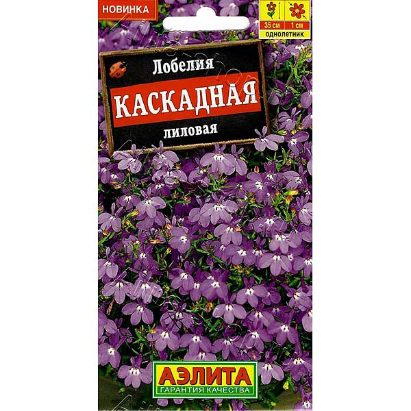 Лобелия Каскадная лиловая Аэлита Ц х10 