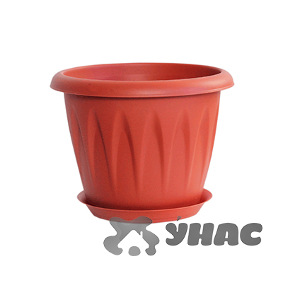 Кашпо АЛИЦИЯ 200мм 2,6л с поддоном КОР М3067(20 