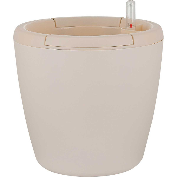 Горшок автополив МЮНХЕН 3,4/5л круг белый х12 