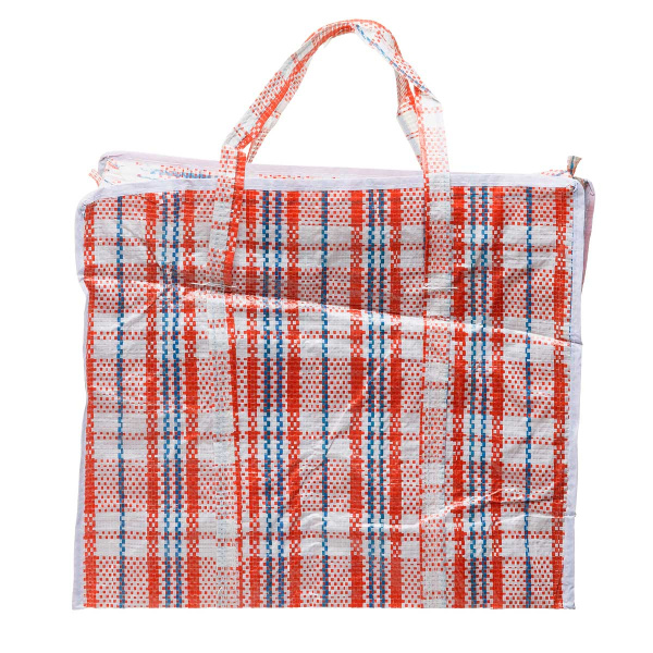 Сумка хозяйственная в клетку 39*34*14см NA2519 (100)
