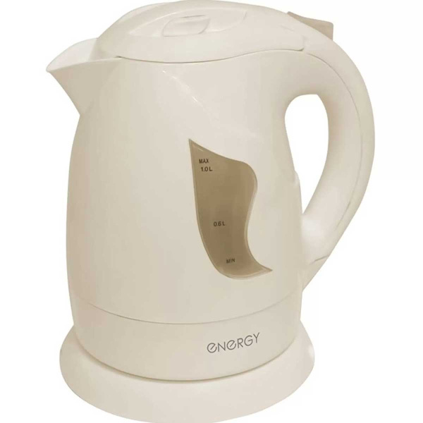 Эл. чайник ENERGY E-209 1л диск (Бело-голуб, беж.)