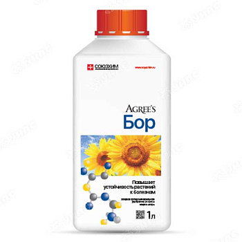 Удобрение жидкое 1л. БОР Agrees х9 
