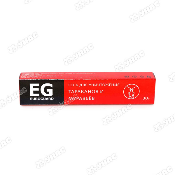Гель-шприц от тарак. и муравьев EUROGUARD 30г х48