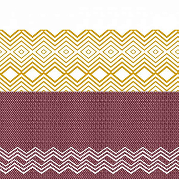 Клеенка 140*20 ДЕКОРАМА 151В (зигзаг бордо) ТУРЦИЯ