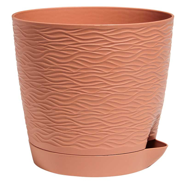 Кашпо Блюз 1,5л Карамельный КШ-9143 ВМС(18) 