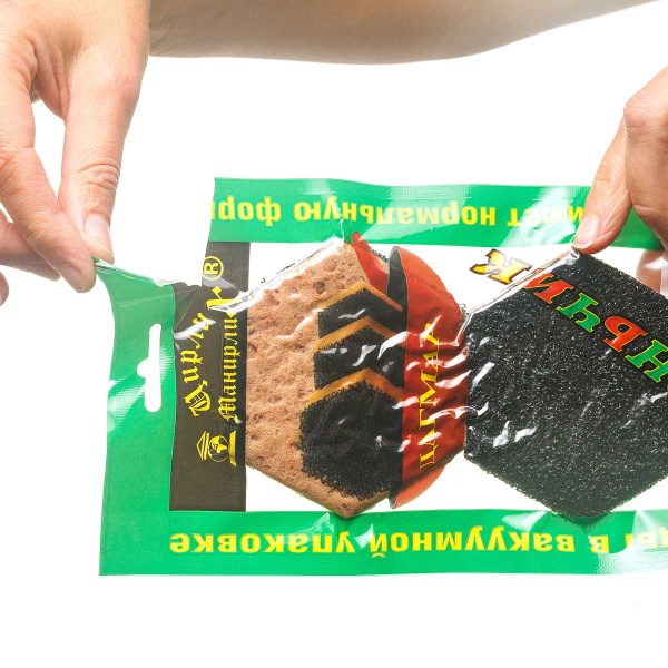 Губка для тефлоновой посуды "Кухоньчик-Стандарт" 3 шт