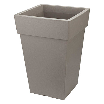 Кашпо ТУБУС 300х300 мм 14 л французcкий серый М3179 х3 