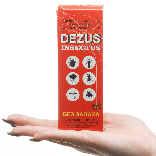 Дезус INSECTUS 100мл. (клопы, блохи, тараканы, муравьи) х25