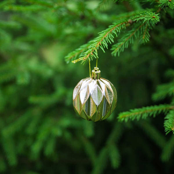 Набор елочных украшений 6ADZCKE9-J5-6 6 см 9 шт Шары БРОНЗА